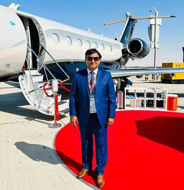Rohit Mathur Founder of Heritage Aviation leading Chardham Yatra helicopter services