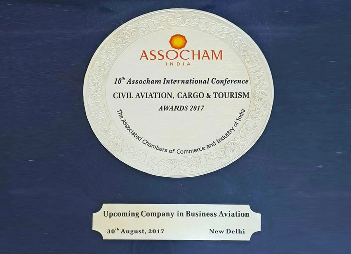 Assocham awards winner 2017 by Heritage Aviation