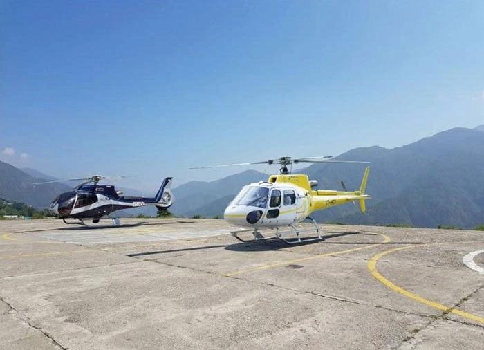Start of Heritage Aviation Chardham Yatra by helicopter services in 2015